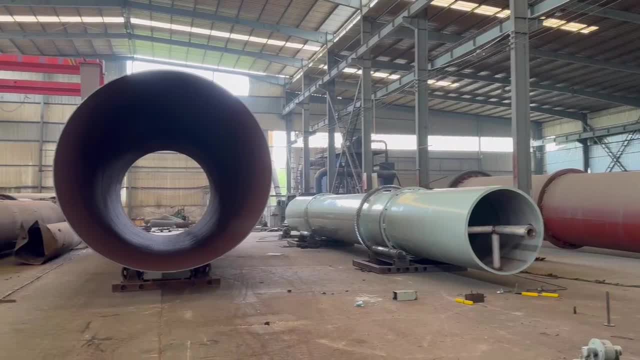 二手污泥滚筒烘干机 矿石焦炭全自动烘干沙子设备机械 运行稳定